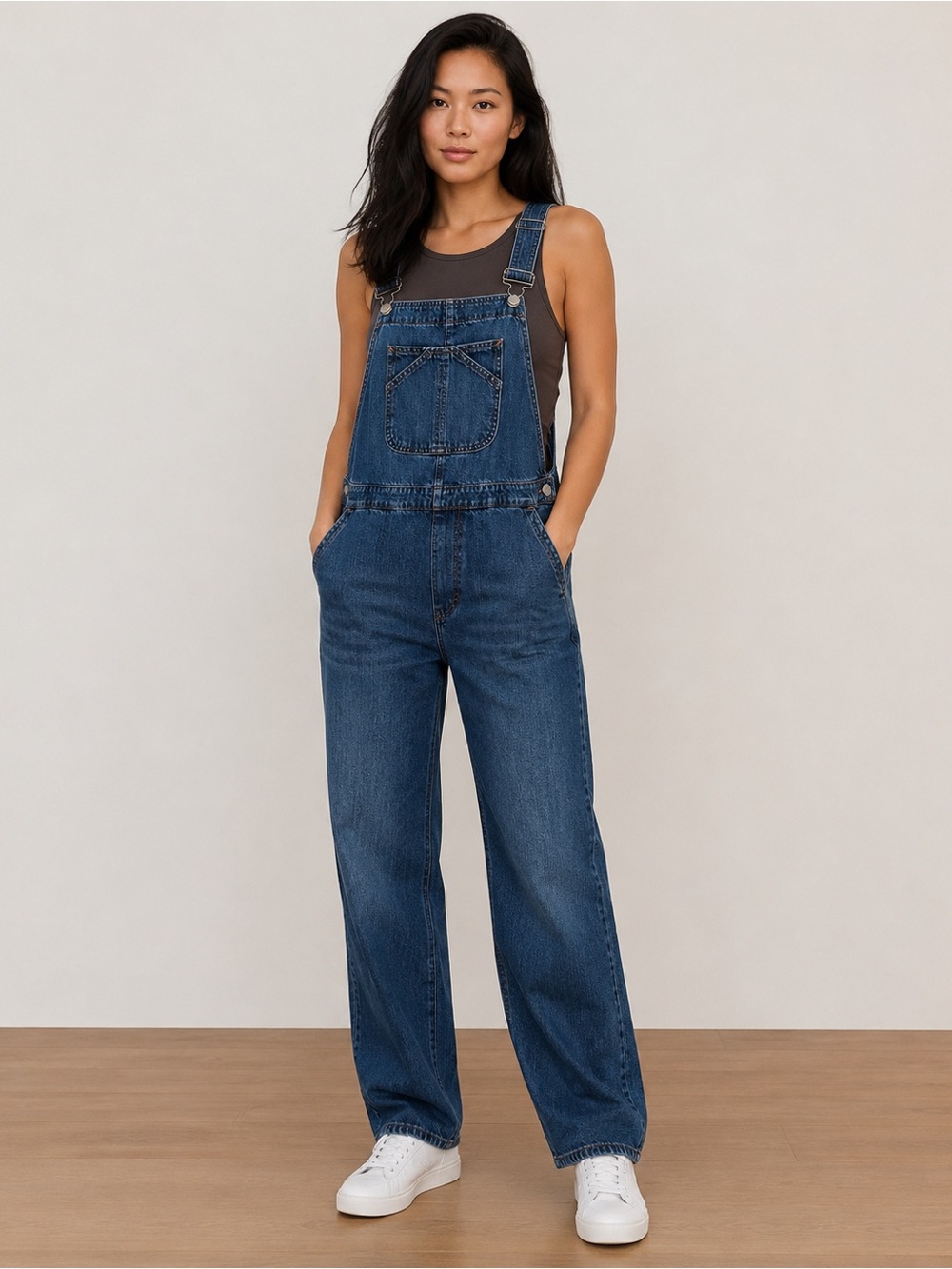 GAP Denim Overalls Women’s Small Adjustable Strap Relaxed Fit